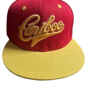 Red and Yellow Snapback Hat